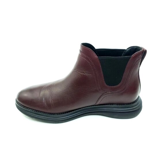 Cole Haan OriginalGrand Ultra Chelsea Boots Burgundy Leather Mens Size 8M main image 7